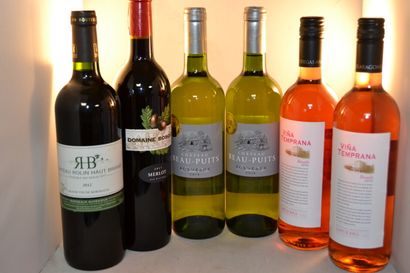 LOT DE 6 BT CPT: 2 Vina Temprana 2015 Campo...