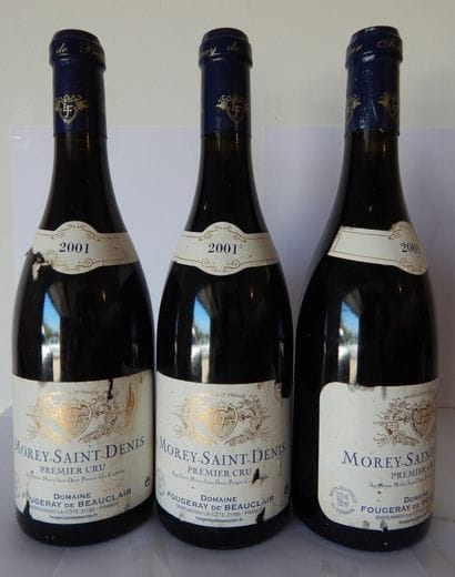 3 Morey-Saint-Denis 1er Cru Domaine Fougeray...