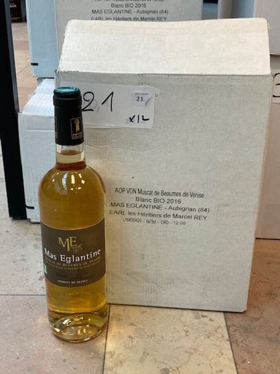 12 bt Muscat Beaume de Venise 2016 organic...
