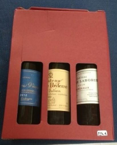 Coffret de 3 bt cpt: 1 chateau Moine-Vieux...