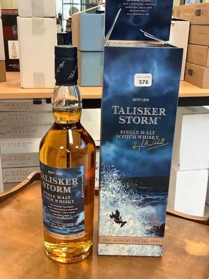 1 bt Talisker Storm or Skye single malt Scotch...