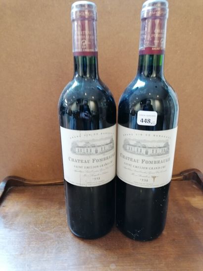 2 bt chateau Fombrauge 1998 GC Saint-Emilion...