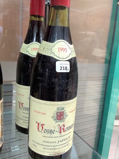 2 bt Vosne Romanée 1995 mise domaine Jafflin...