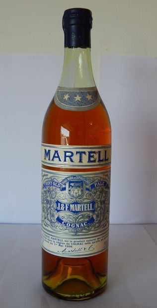 1 Cognac J & F Martell *** stars (on a blue...