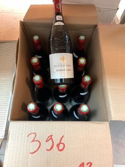 12 bt Chateauneuf du Pape domaine de Beaurenard...
