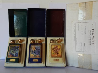 3 Cognacs Camus Spécial Réserve, des Collectors,...