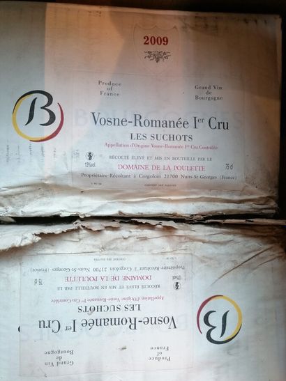 12 bt Vosne Romanée 1er cru Les Suchots 2009...