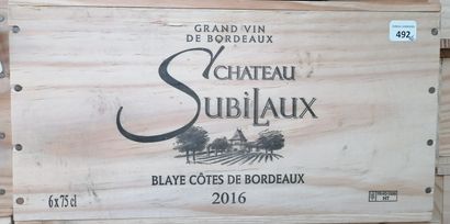 6 bt chateau Subilaux Blaye 2016 Côtes de...