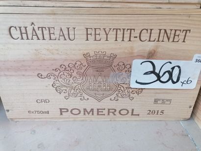 6 bt chateau Feytit-Clinet 2015 Pomerol (CB)

ESTIMATE...