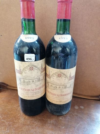 2 bt Vieux chateau Bourgneuf Pomerol 1975

ESTIMATE...