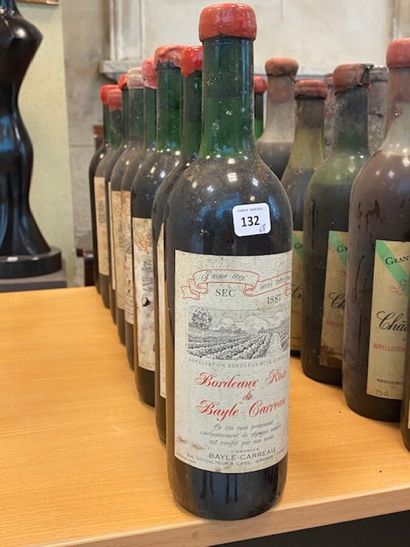 8 bt Bayle and carreau rosé 1987 bordeaux...