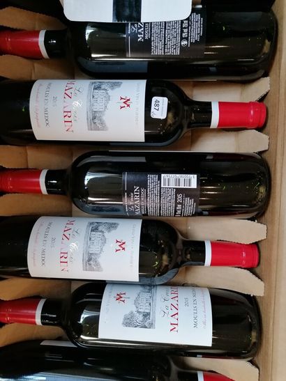 6 bt chateau La Croix Mazarin 2015 Moulis...