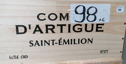 6 bt Comte d'Artigue 2014 saint-Emilion (CBO)

ESTIMATION...