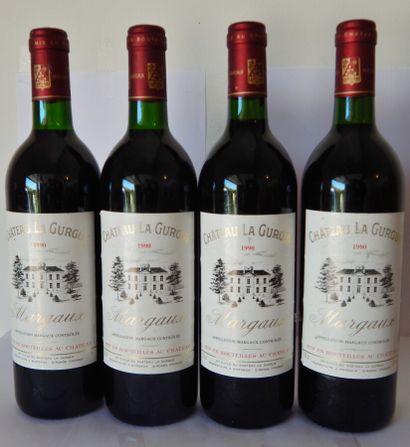 4 bt chateau La Gurgue Margaux 1990 

ESTIMATION...