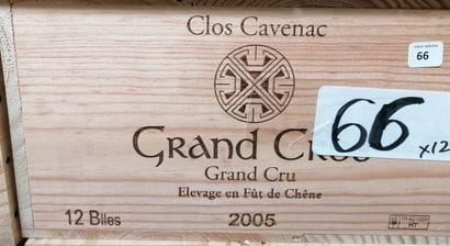 12 bt Clos Cavenac Grand Cros 2005 Côtes...