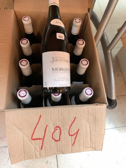 12 bt Morgon domaine de Javernière 2015 mise...