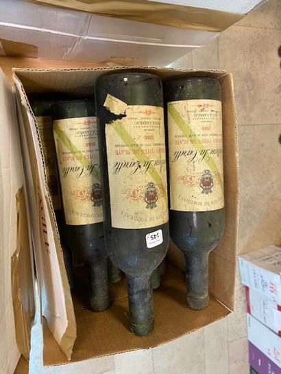 10 bt chateau la Carelle 1986 Côtes de Blaye...