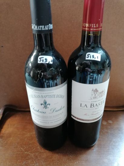 LOT OF 2 BT CPT: 1 chateau Dudon 2005 Bordeaux...