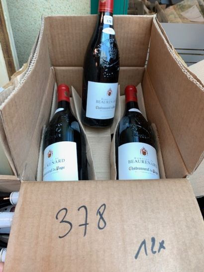 12 bt Chateauneuf du Pape domaine de Beaurenard...