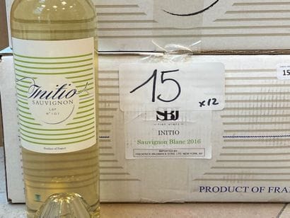 12 bt cuvée Initio white 2016 Dubourg et...