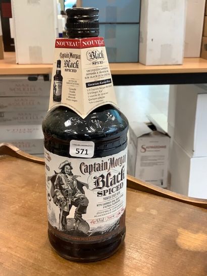 1 bt Captain Morgan Black Spiced Caribbean...