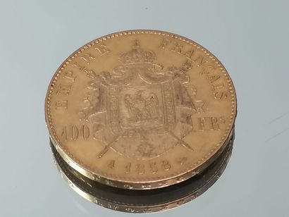 1 pièce de 100F or Napoléon III 1858