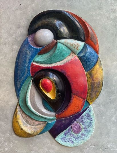 QUINN Anthony ( 1915 / 2001 )
Sculpture abstraite.
Bronze...