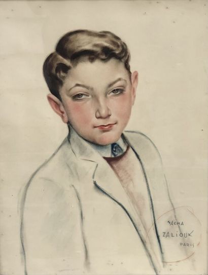 ZALIOUK Sacha ( 1887 / 1971 )
Portrait de...