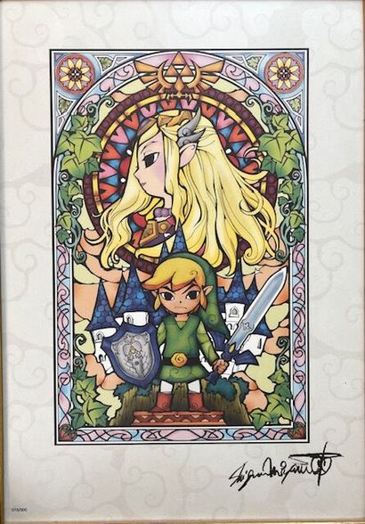 SHIGERU MIYAMOTO - Lithographie en couleur,...