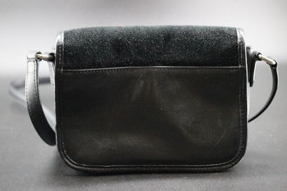 KARL LAGERFIELD- Sac à main en daim et cuir...