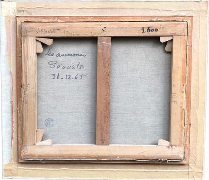 SEGUELA Harry ( 1921 / 2001 )
Les anémones.
Huile...