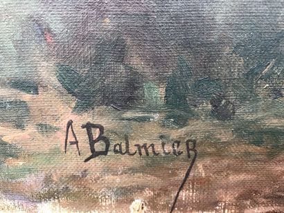 BALMIER Albert ( 1852 / ? )
Vue du sud.
Huile...