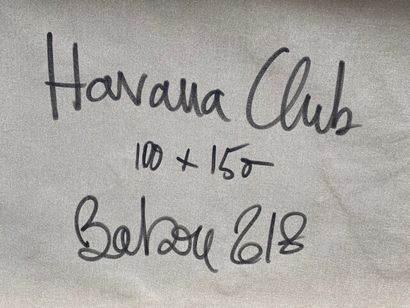 BABOU ( 1979 )
Havana Club, 2018.
Acrylique...