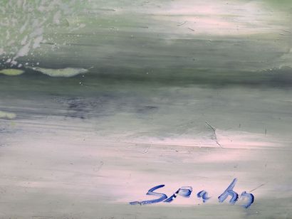 SPAHN Victor ( 1949 )
Les joueurs de polo.
Huile...