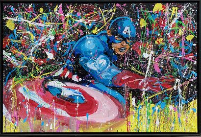 BABOU ( 1979 )
Havana Club, 2018.
Acrylique...