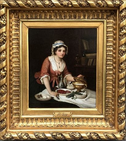 EPP Rudolf ( 1834 / 1910 )
Jeune cuisinière...