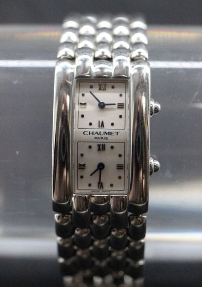 CHAUMET KHESIS DUAL TIME- Montre double cadran...
