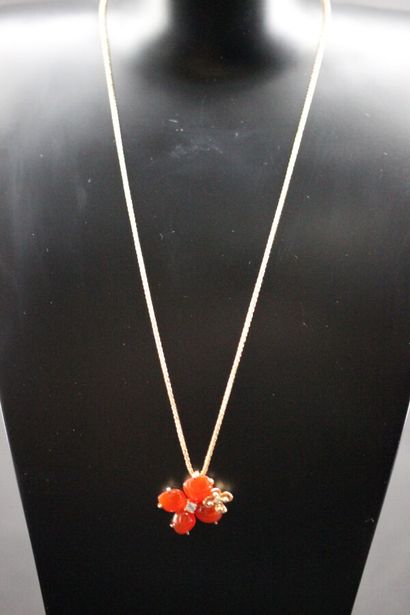 CHAUMET- Necklace with pendant model HORTENSIA...