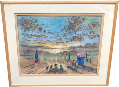 WIELHORSKI Alain ( 1950 / 2015 )
La plage...