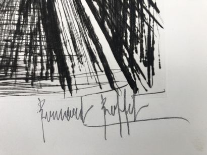 BUFFET Bernard ( 1928 / 1999 )
Rue déserte.
Gravure...