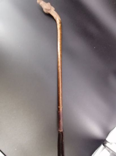 Stick (cravache) en bois naturel avec la...