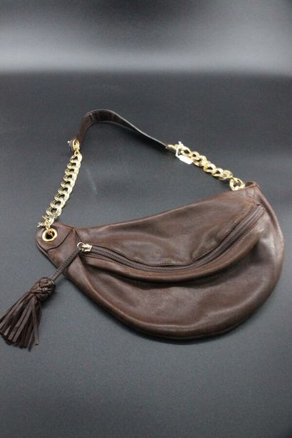 BOTEGA- Sac à main, chaîne en métal doré