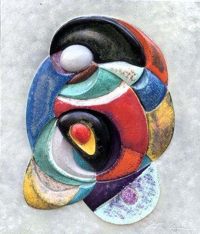 QUINN Anthony ( 1915 / 2001 )
Sculpture abstraite.
Bronze...