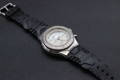 TECHNOMARINE- Ladies' watch in steel, rotating...