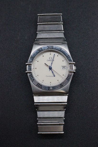 OMEGA- Montre à quartz en acier, modèle ...