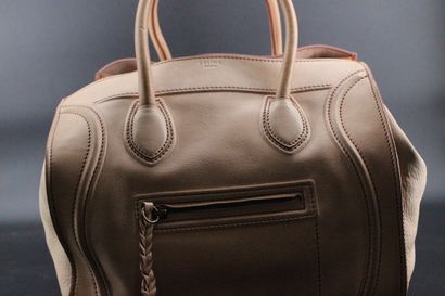 CELINE- Sac à main modèle PHANTOM en veau...