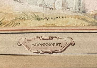 BRONCKHORST Ecole du nord 18è siècle.
Oiseau...
