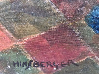 HINSBERGER Alexis ( 1907 / 1996 )
La dentellière.
Huile...