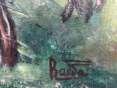 RADDA Lydia ( 1891 / 1967 )
Paysage du Jura.
Huile...