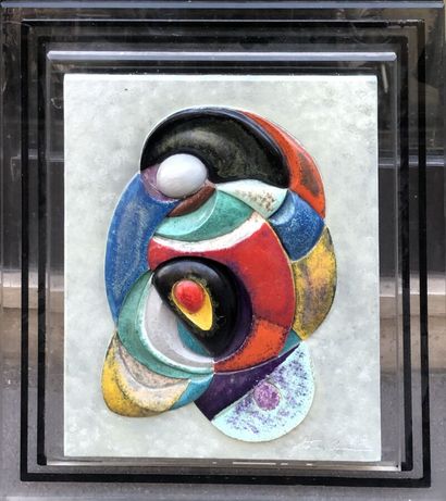 QUINN Anthony ( 1915 / 2001 )
Sculpture abstraite.
Bronze...